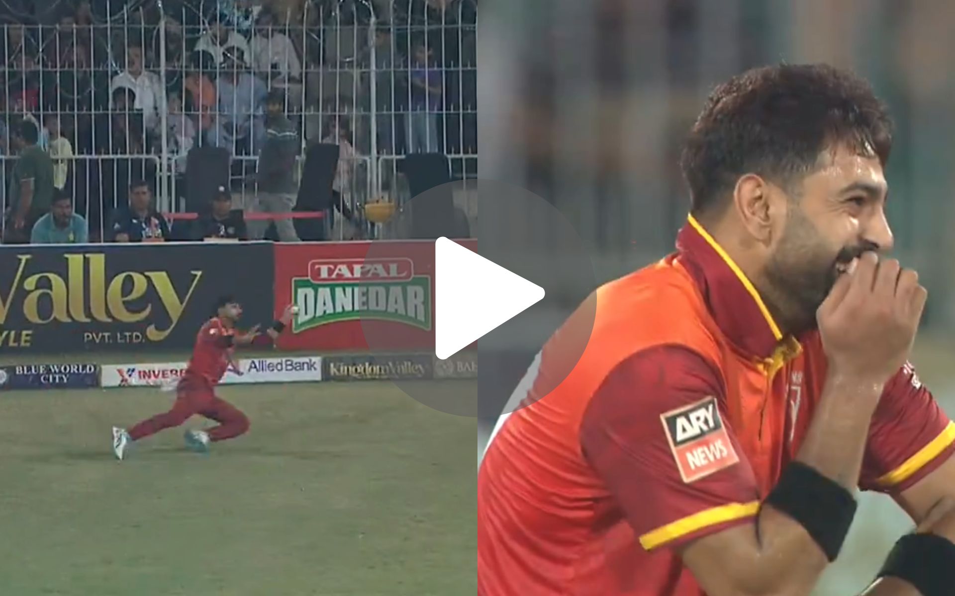 [Watch] Haris Rauf Giggles To Celebrate Abrar Ahmed's Blinder In Champions One-Day Cup